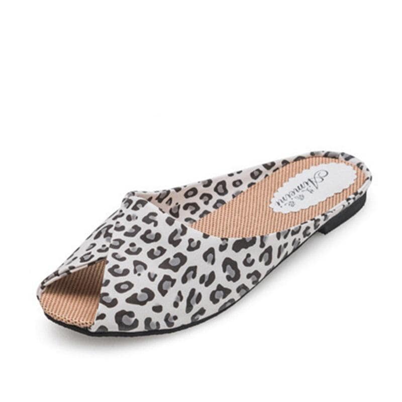 Leopard print footwear